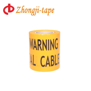 High quality yellow non-detectable pe underground tape